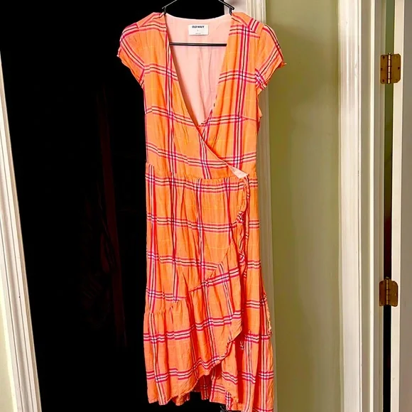 open lace back dress Vintage Women 40s 50s Plaid Swing Dress Lapel Self Tie Gingham Shirt Dresses  with Belt Work Cocktail Pink S at Amazon Women's Clothing store main image 0